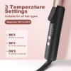 Layhou Electric Hair Curling Iron 25mm Portable Hair Curler Adjustable Hair Styling Tool with Heat-Resistant Sleeve 360° Rotating Cord