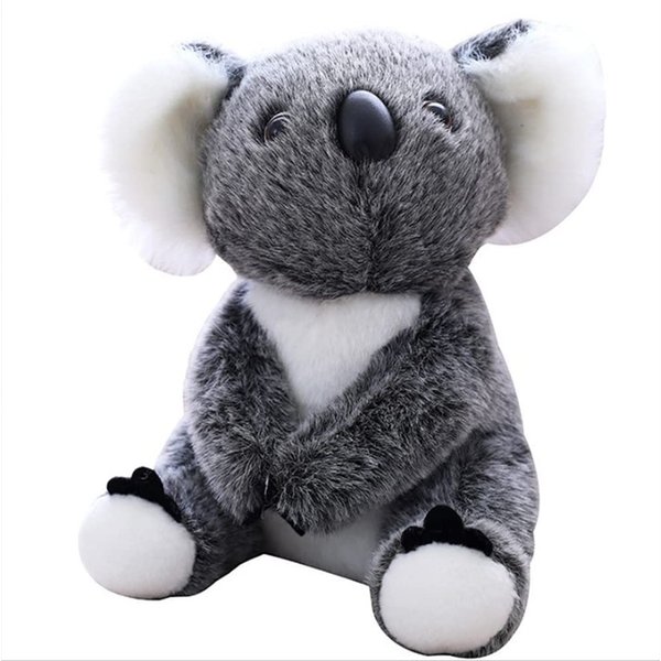 NatureMan Koala Bear Stuffed Plush Animal Simulation Koala Doll Toy Gift for Kids (Gray,11inch
