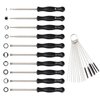 LIYYOO Carburetor Adjustment Screwdriver Tools, Carburetor Adjusting Tool (10pcs) for Common 2 Cycle Carburator Small Engine Carburetor Adjusting Tool with Carburetor Cleaning Brush Needle Kit