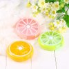 Pill Cases Pill Box Weekly Light Pillbox Mini Pill Container Medicine Vitamin Box Case Storage Daily Pill Organizer with a Lemon Pattern Vitamin Organizer for Vitamin Fish Oils