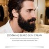 KunMan Stronghold Beard Cream for Men - Daily Beard Softener & Thickening Balm, Lightweight Moisturizer to Soothe Dry Skin and Straighten Facial Hair