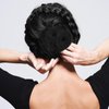 Beavorty Jaw Clip Bun Hair Hair Bun Chignon Hair Hair Donut Extension Black Wig Grip Bride Donut Chignon Chignon Clip Hair Bun Extension Synthetic Fiber Hair