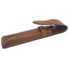 Leather Saddle Brown Protective/Travel Case for Straight, Shavette and Barber Razors - from Parker Safety Razor