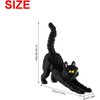 Larcele Cat Micro Building Blocks Animal Set, DIY Mini 3D Building Toy Bricks Kit,999 Pieces KLJM-05 (Black Cat)