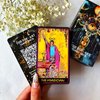 Jrskvaro The Pop-Art Tarot Cards for Beginners, 78 Classic Tarot Cards with Meanings on Them, Tarot Cards with Guide Book