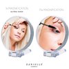 Danielle Magnification Folding Makeup Mirror 15X, Acrylic