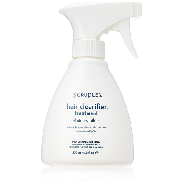 Scruples Hair Clearifier Treatment - Deep Cleansing Hair Treatment for Product Build Up, Dirt, Oils, and Chemicals - Hair Detox + Scalp Build Up Cleanser for All Hair Types (8.5 oz)