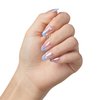 KISS imPRESS No Glue Mani Press-On Nails, Premium, Best Life', Blue, Medium Size, Almond Shape, Includes 30 Nails, Prep Pad, Instructions Sheet, 1 Manicure Stick, 1 Mini File