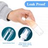 3 PCS Clear Minimalist Travel Small Size Mousse Foam Soap Bottle Empty Plastic Foaming Soap Dispenser Refillable Pump Containers for Face Wash Lash Shampoo Skin Care ﻿ ﻿