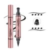Eyeliner Stamp - Winged Eyeliner Stamp for All Eye Shapes, Easy Cat Eye Stencil Makeup Tool, SmudgeProof & Waterproof Liquid Eye liner Pen, Heart Stamp (10MM, Black)