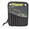 Wheeler Roll Pin Punch Set with 9 Steel Punches, Labeled Rollup Storage Bag for Firearm Maintenance and Gunsmithing