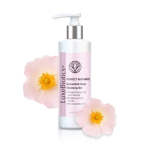 Luxebiotics™ Hand And Face Deep Cleansing Gel Rose Hip Infused - Antioxidant Deep Cleansing Gel
