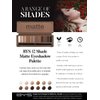 BYS 12 Shade Matte Eyeshadow Palette Tin Collection with Mirror, Double Ended Applicator and Blender, Nude and Smoke