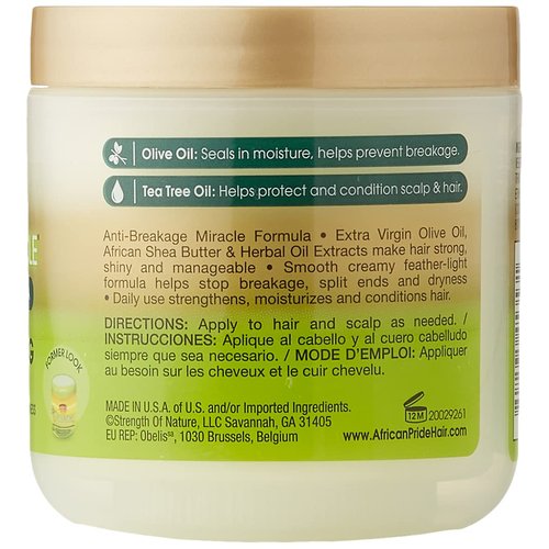 African Pride Olive Miracle Cream 6 Oz