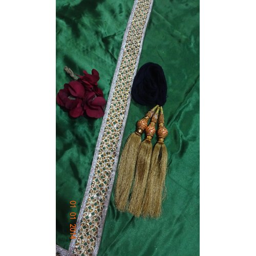 Indian Style Braided Ponytail Extension with Hair Tie Straight Wrap Around Hair Extensions Ponytail Hair Piece for Women (KC-02)