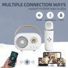 Mini Karaoke Machine for Kids with 2 Wireless Microphones Portable Kids Microphone, Karaoke Microphone for Kids Age 5, 6, 7, 8, 9, 10,11+Years(White)