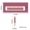 12 Pcs Lip Liner Pencil Set Wooden, Firm yet Smooth, Contour and Line with Ease, Red& Brown lip liner, Comfortable&Hydrating&Moisturizing, Rich Pigmented Color, Long Lasting delineadores de (Set B)