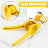 JIEJIE Lemon Squeezer - Lemon Juicer - Metal Manual Hand Juicer Tool, Lemon & Lime Squeezer,Kitchen Tools for citrus juicer & Dishwasher Safe