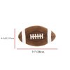 XIZHI 11 inch Football Plush Pillow Fluffy Stuffed Throw Pillows Football Sports Ball Pillow Soft Durable Sports Toy Sofa Room Decoration