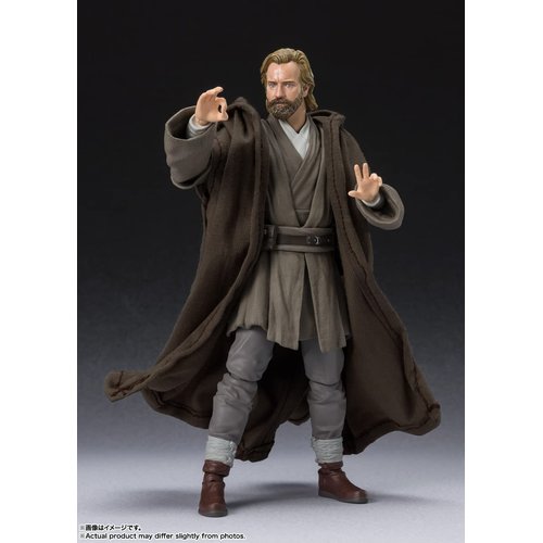 S.H. Figuarts Obi-Wan Kenobi, Approx. 5.9 inches (150 mm), PVC, ABS, Fabric, Pre-painted Action Figure