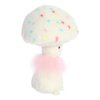 Aurora® Vibrant Fungi Friends™ Vanilla Cupcake Stuffed Animal - Unique Design - Loveable Companions - White 9 Inches