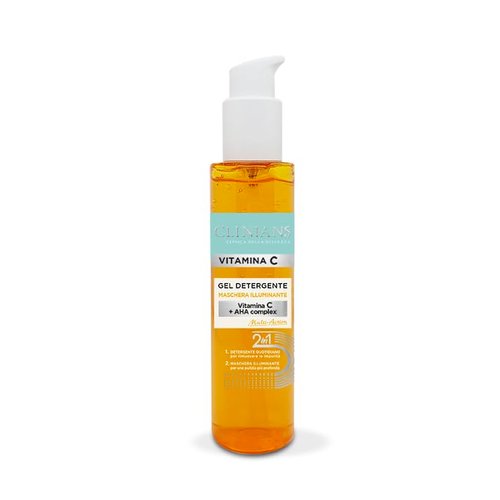 CLINIANS Vitamin C Illuminating Mask Cleansing Gel 150 ml, 5.0 Fl Oz made in Italy [italian import]