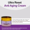 Nirvana Nurture Ultra Reset Anti Aging Cream Reduce Wrinkles, Fine Lines, Boost Firmness, Elasticity -Gotu Kola Stem Cells, Collagen, Retinol, Licorice, Hyaluronic Acid, Manjistha