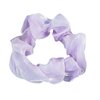 6 Pack Shiny Dance Bun Net Tuck Silk Organza Hair Scrunchies for Girl Rich Tones Mesh Bobbles Headdress Ties Ponytail Bun Holders Hair Donut for Performance,Dance,Themed Party Festivals (Purple)