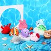 Harrycle 9 Pcs Mini Sealife Stuffed Animals 3.15 Inch Stuffed Shark Turtle Ocean Animal Plushies for Birthday Ocean Party Decors Gift Bag Fillers Valentines Easter Basket Stuffers Classroom Prizes