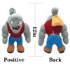 Ycixri Plants V.S. Zombies Gargantuar Zombies Plush Toys, 12” Muscle Zombie Stuffed Doll for Boy Girl Christmas Halloween Birthday Gift