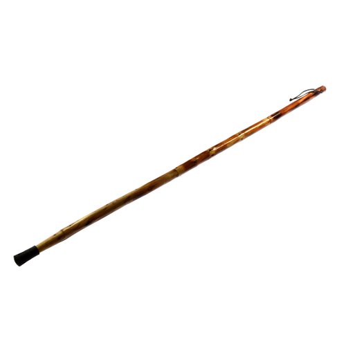 SE 3 Piece 55" Detachable Wood Walking/Hiking Stick - Asian Bianbai with Metal Tip, Reinforced Rubber Tip, and Water-Resistant Travel Pouch - Portable and Durable for Outdoor Adventures