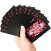 Pumtus 6 Decks of Waterproof Poker Cards, Plastic PVC Playing Cards, Standard Index Playing Cards with Gift Box, Magic Trick Cards for Party, Game, Blackjack, Euchre, Card Game