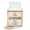 Double Wood Supplements Lactoferrin 250mg per Serving (60 Capsules) Patented Bioferrin Lactoferrin - Superior Iron Supplement for Iron Deficiency and Immune Support
