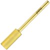 PANA Flat Top Small Barrel 3/32" Shank Size - (Gold, 2X Fine Grit) - Fast remove Acrylic or Hard Gel Nail Drill Bit for Manicure Pedicure Salon Professional or Beginner
