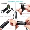 Optimal Shop 6 Pack UV Blacklight 9 LED Flashlight Torch Light Outdoors Etc (6 Pack)