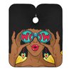 ALAZA African American Woman Pop Art Waterproof Barber Cape for Men Women Beard Shaving Bib Apron Professional Hair Cutting Cloth, 65 x 55 inch