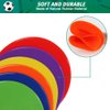 TuXHui Spot Markers 9 Inch 11 Inch Non Slip Rubber Agility Markers Flat Field Cones Floor Dots for Soccer Basketball Sports Speed Agility Training and Drills