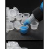 Tattoo Ink Caps - 100Pcs Medium Disposable Plastic Pigment Tattoo Ink Caps Cups for Tattoo Ink, Tattoo Supplies (Medium.13mm—100PCS)…