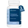 Life Enhancement High Absorption Potassium Supplement for Muscle, Brain & Bone Health - No Additives High Potency Elemental Potassium Supplement, Made in USA (120 Capsules – 60 Servings)