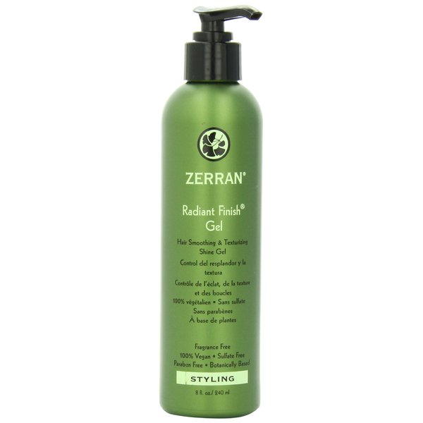 Zerran Radiant Finish Hair Gel, 8 Ounce