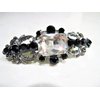 Small blue crystal hair barrette clip bridal clip bridal barrette hair clip