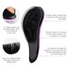 Hair Brush, 4pcs Hair Brushes for Women Men, Brush for Curly Hair Baby Mens Mini Toddler Hair Brush Purple