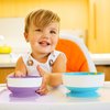 Munchkin® Stay Put™ Suction Bowls for Babies and Toddlers, 3 Pack, Blue/Green/Purple