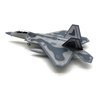 ZEZEFUFU 1:100 US F22 Raptor Stealth Fighter Model Fighter Attack Plane Military Model with Display Stand