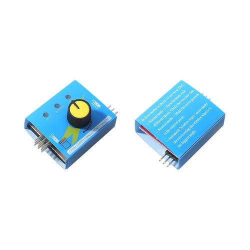 5pcs RC Helicopter Motor Servo Tester, Aeromodelling Remote Speed Controller Server Electrical Equipment CCPM Servo Consistency Master with 3 Mode Indicator Input Voltage 4.8-6V