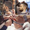 Professional Hair Cutting Kit for Home Haircuts, Adjustable Size Hair Trimming Guide and Neckline Shaving Template Hair Fade Tool for DIY Self Haircuting Set Skin Fade Guidelines for Hair Clippers