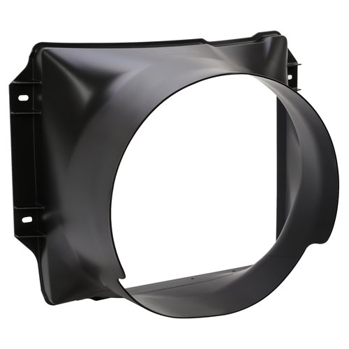 KUAFU Radiator Cooling Fan Shroud Compatible with 1987-1995 Jeep Wrangler YJs W/ 2.5 engine PP Plastic Black