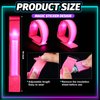 KQYSLXG 6 Pcs Led Glow Wrist Bracelets, LED Glow Flashing Arm Wrist Bands, Light Up Wrist Bracelets Bands Party Favors Supplies for Night Events Halloween Christmas Festivals Party