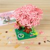 NEWABWN Cherry Blossom Bonsai Tree Mini Micro Building Set, Japanese Sakura Tree House Model Sets for Adults, Flowers House Mini Bricks Building Kit, Creative Gift Toys for Kids 12-14 (2028PCS)