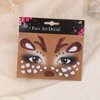 Cute Deer Face Tattoo Stickers Christmas Animal Face Jewel Sticker Glitter Reindeer Face Stickers Christmas Festival Party Face Eye Tattoo Stickers Decoration,Make Up,Christmas Party 2Pcs (Deer)